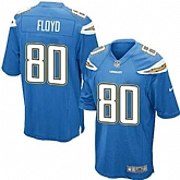Nike Men & Women & Youth Chargers #80 Floyd Blue Team Color Game Jersey,baseball caps,new era cap wholesale,wholesale hats